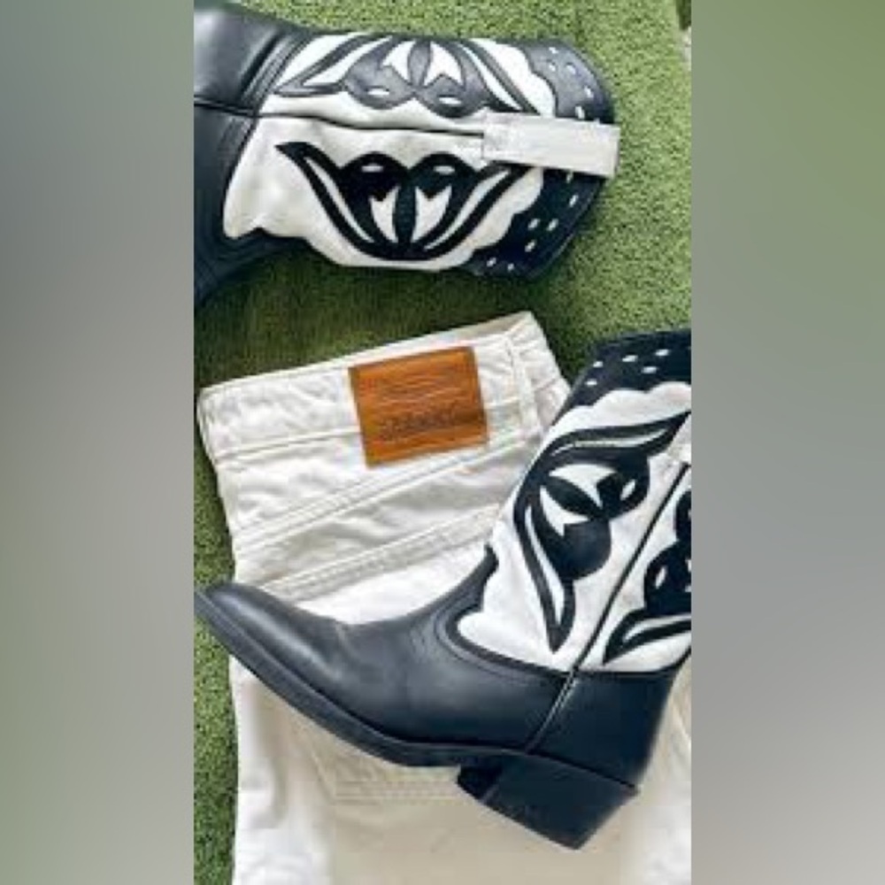 STEVE MADDEN Laredo Western Cowboy Boots Festival Coachella Burning Man Outfit - Picture 5 of 12